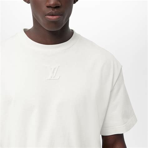 louis vuitton textured appliqué t-shirt men spring summer 2018